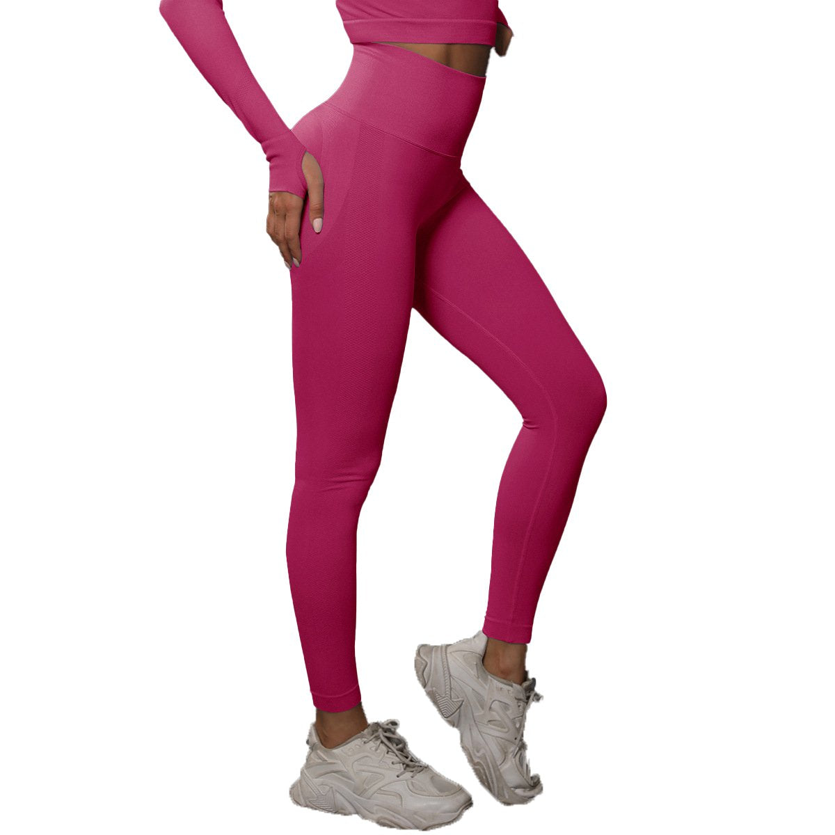 Womens Gym Workout 90%nylon 10%spandex Leggings Y-6600 print logo 7