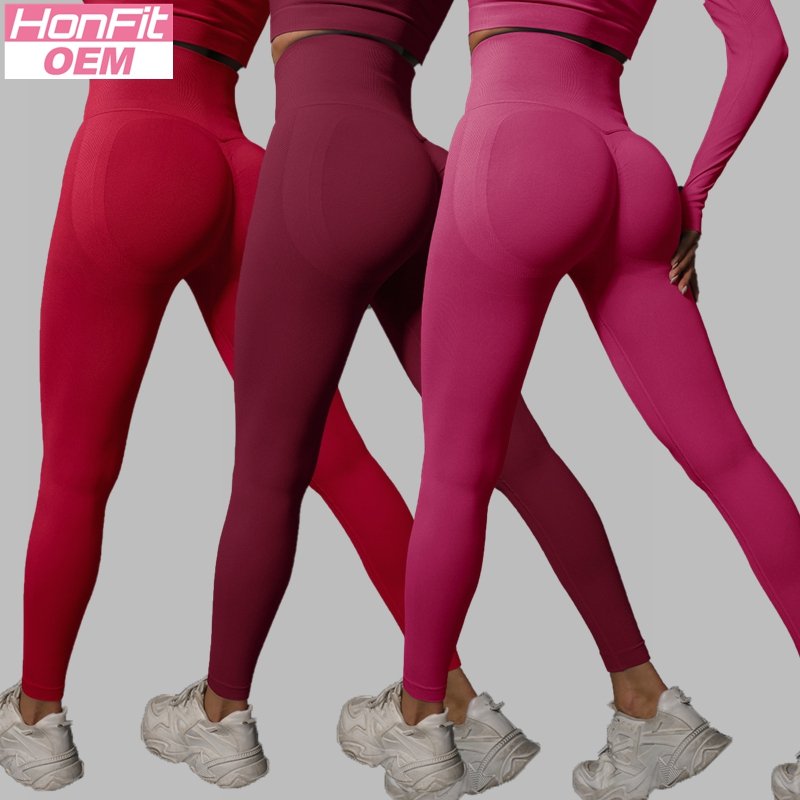 Womens Gym Workout 90%nylon 10%spandex Leggings Y-6600 print logo 34