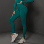 Womens Gym Workout 90%nylon 10%spandex Leggings Y-6600 print logo 75