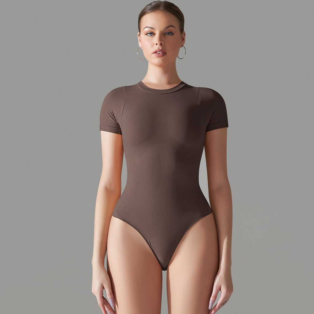 Womens Sportswear Training 85% nylon 15% spandex Bodysuit Y-6614 print logo 63
