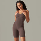 Womens Training Activewear 85% nylon 15% spandex Bodysuit Y-6615 print logo 29