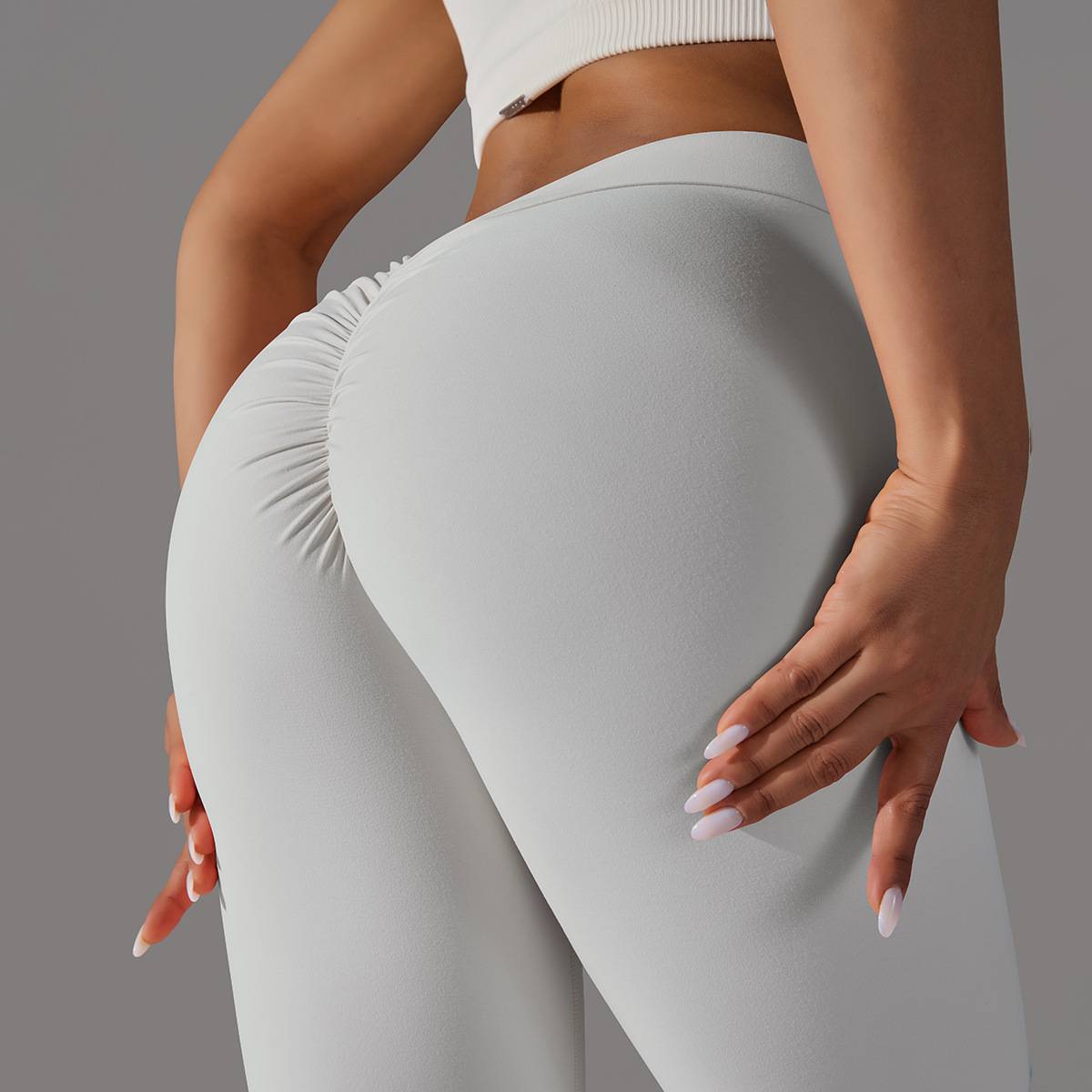 Womens Workout Yoga 75%nylon 25%spandex Leggings Y-6626 print logo 31