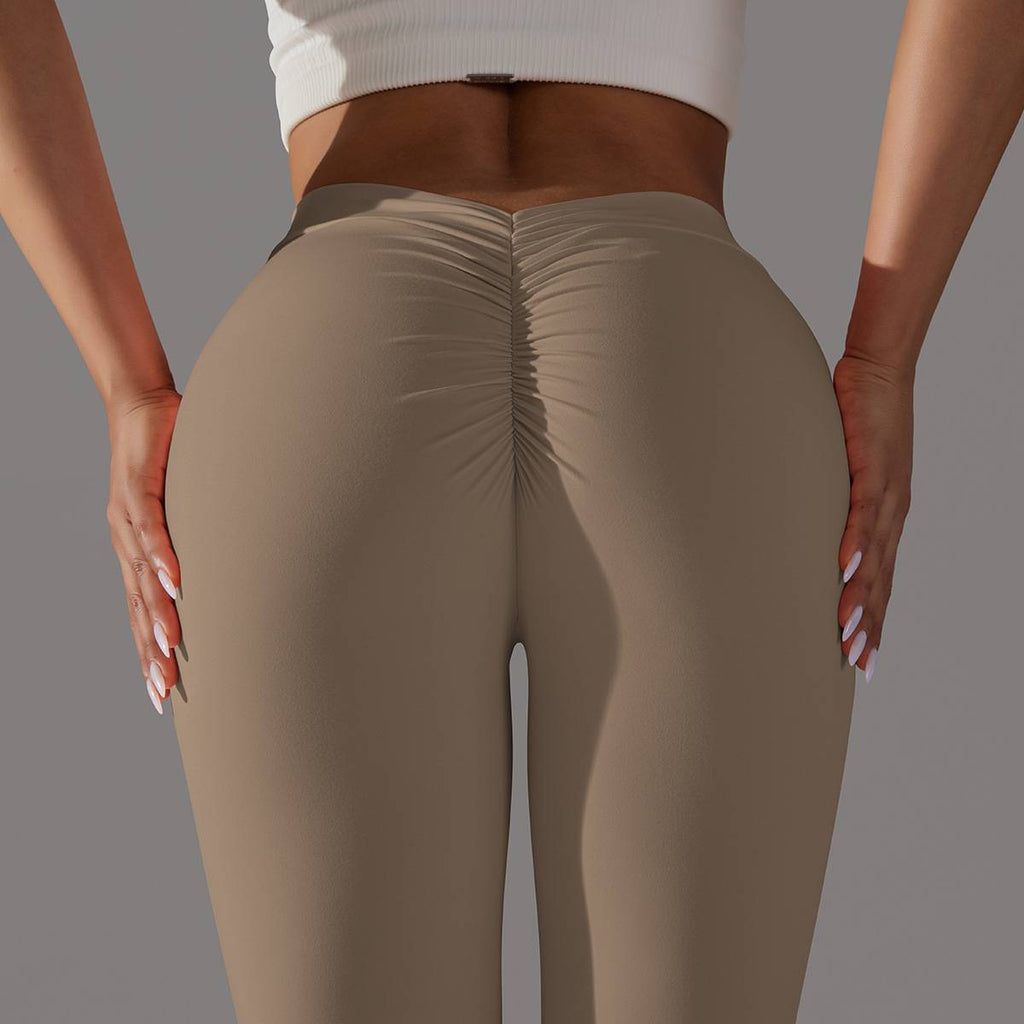 Womens Workout Yoga 75%nylon 25%spandex Leggings Y-6626 print logo 71