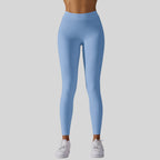 Womens Workout Yoga 75%nylon 25%spandex Leggings Y-6626 print logo 1