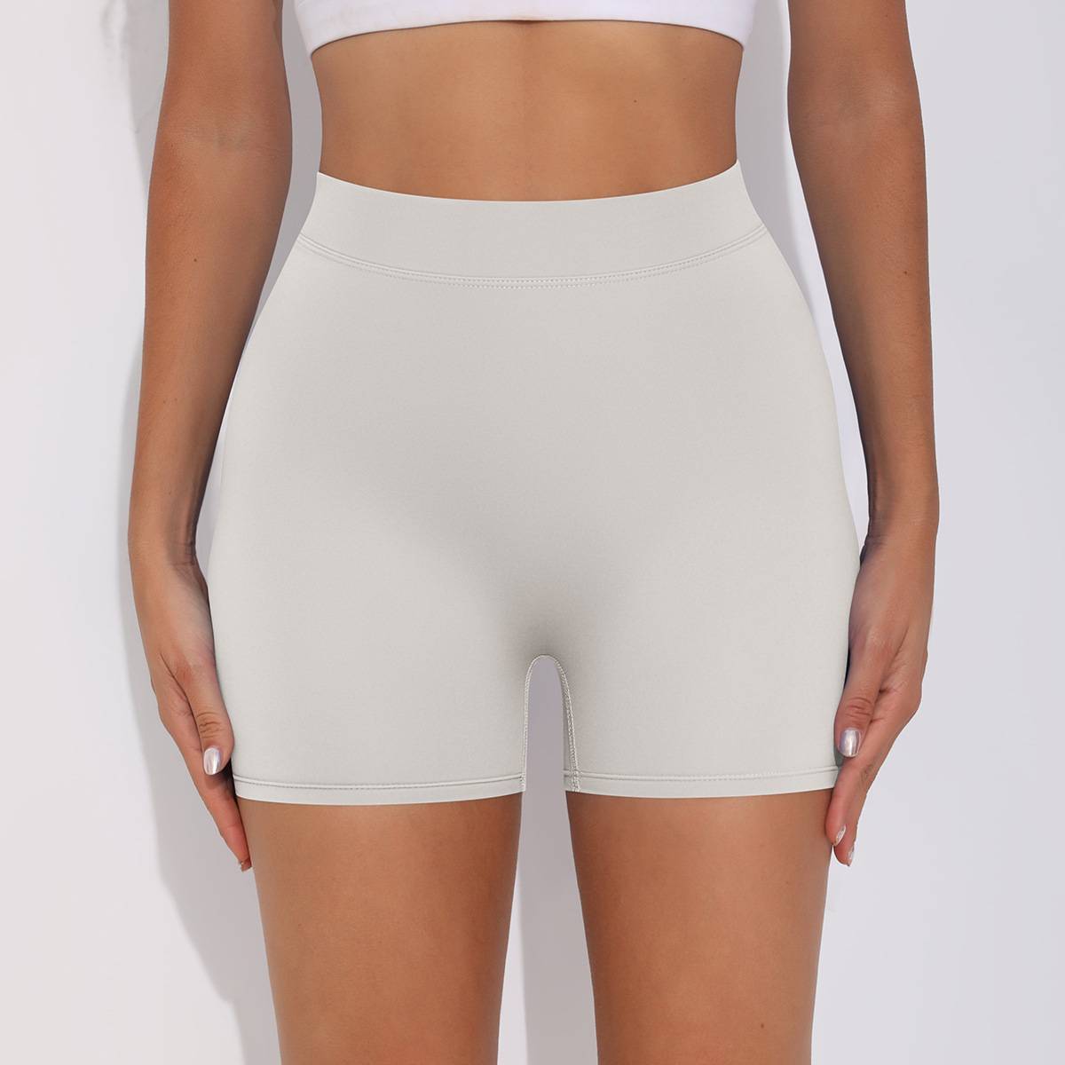 Womens Fitness Yoga 75% nylon 25%spandex Shorts Y-6626 print logo 33