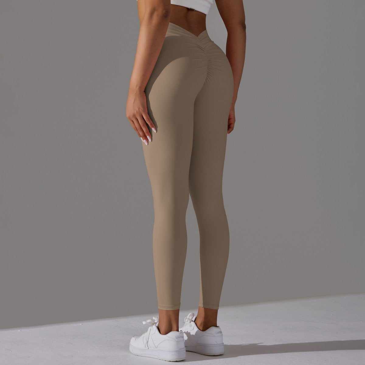 Womens Workout Yoga 75%nylon 25%spandex Leggings Y-6626 print logo 63