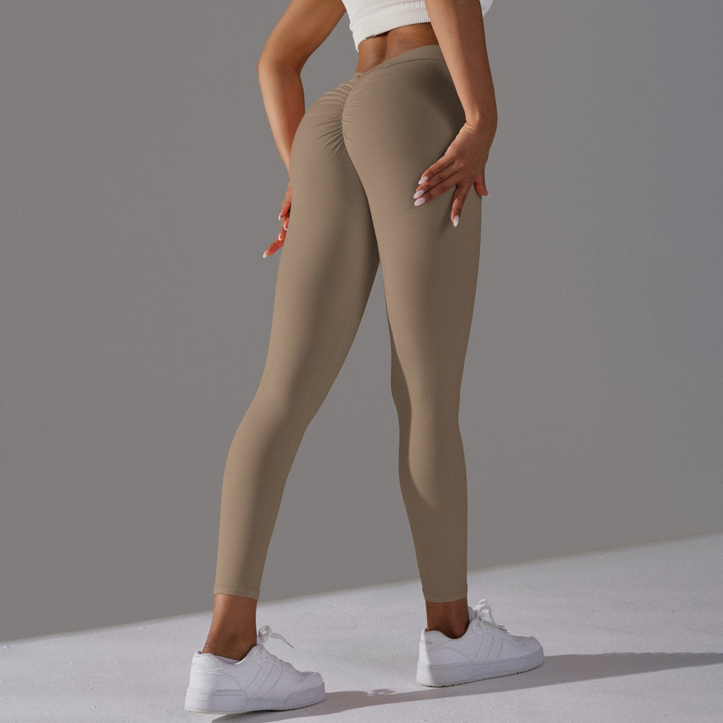 Womens Workout Yoga 75%nylon 25%spandex Leggings Y-6626 print logo 67
