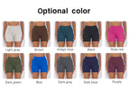 Womens Fitness Yoga 75% nylon 25%spandex Shorts Y-6626 print logo 29