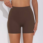 Womens Fitness Yoga 75% nylon 25%spandex Shorts Y-6626 print logo 45