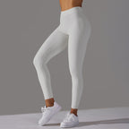 Womens Workout Yoga 75%nylon 25%spandex Leggings Y-6626 print logo 23