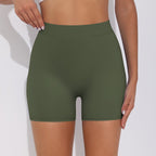 Womens Fitness Yoga 75% nylon 25%spandex Shorts Y-6626 print logo 89