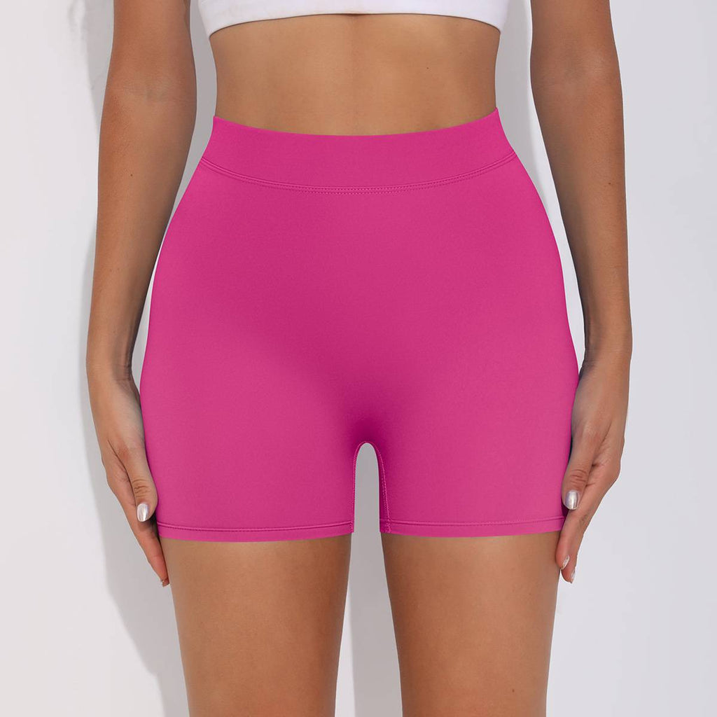 Womens Fitness Yoga 75% nylon 25%spandex Shorts Y-6626 print logo 77