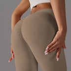 Womens Workout Yoga 75%nylon 25%spandex Leggings Y-6626 print logo 68