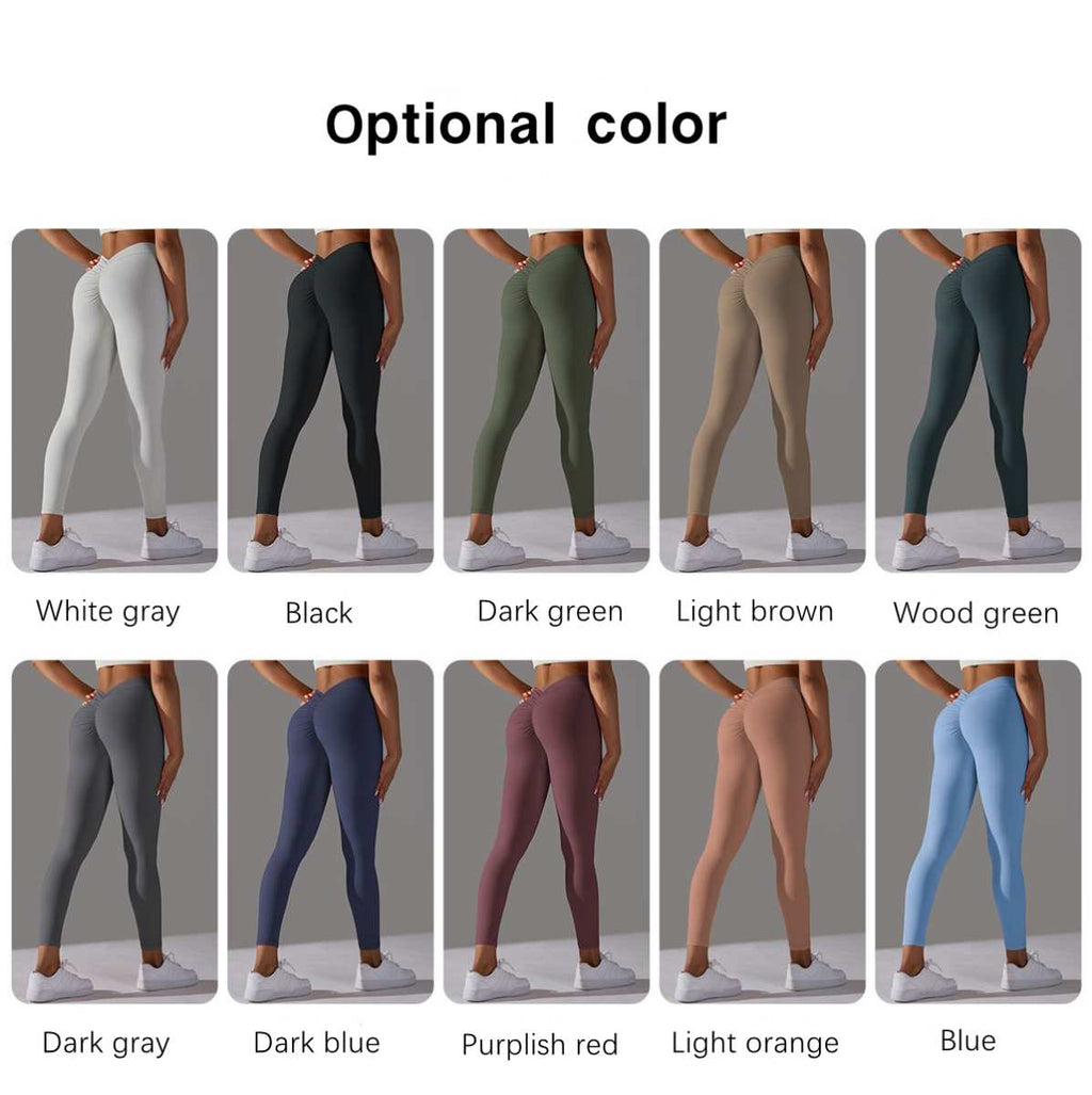 Womens Workout Yoga 75%nylon 25%spandex Leggings Y-6626 print logo 20
