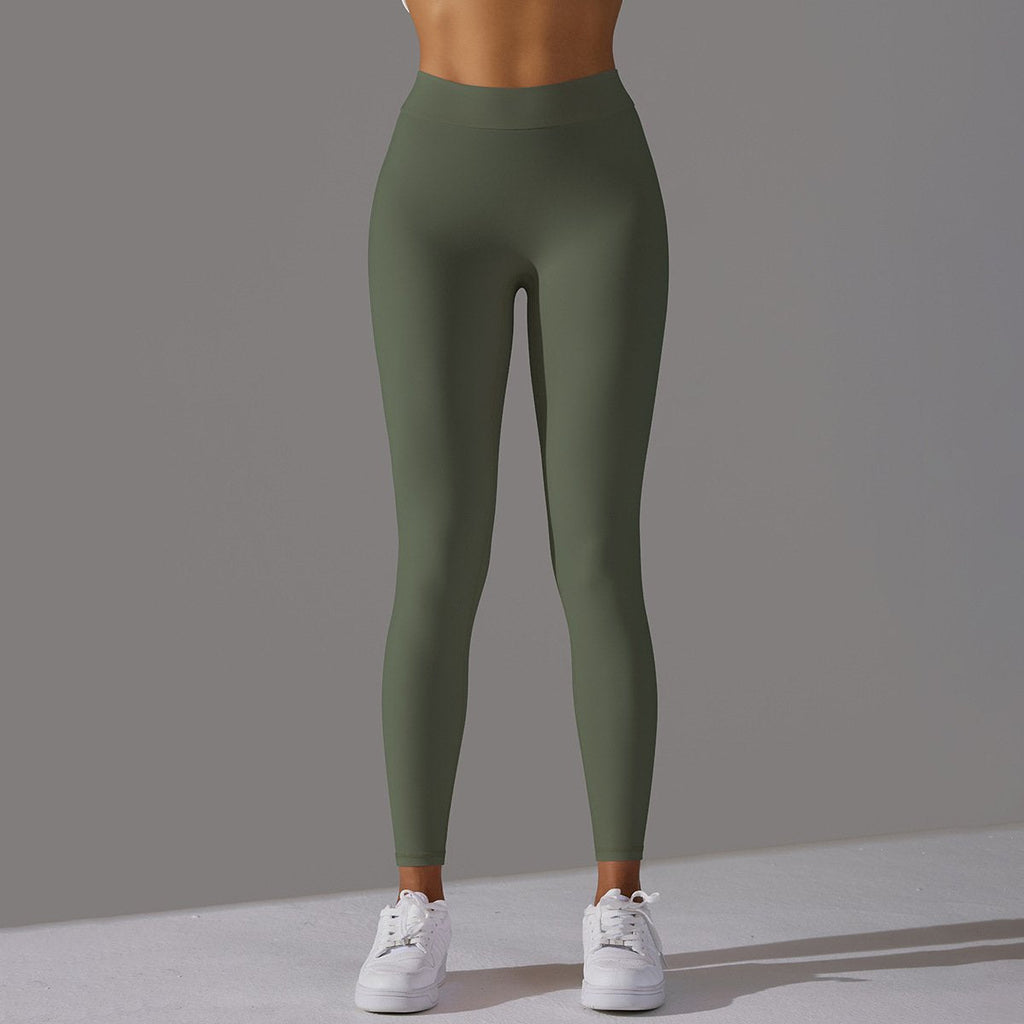 Womens Workout Yoga 75%nylon 25%spandex Leggings Y-6626 print logo 44