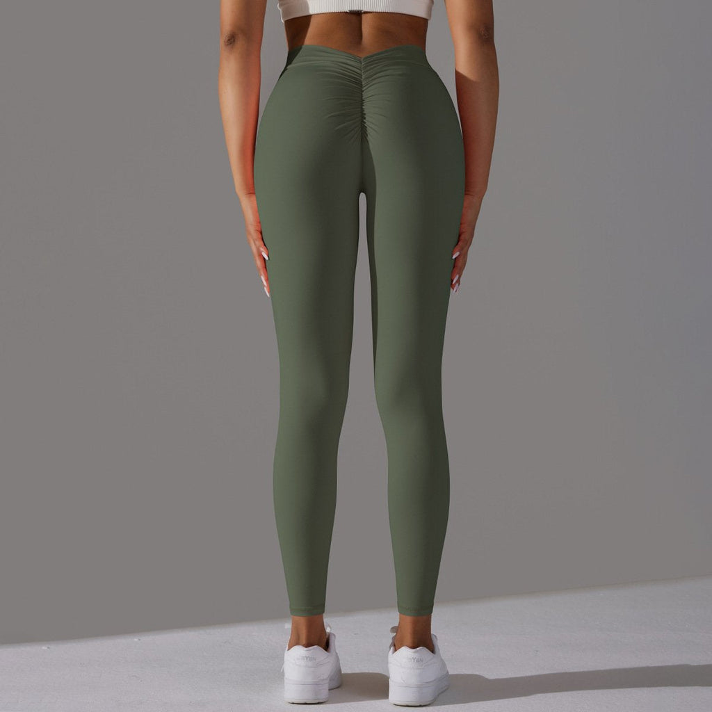 Womens Workout Yoga 75%nylon 25%spandex Leggings Y-6626 print logo 48