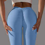 Womens Workout Yoga 75%nylon 25%spandex Leggings Y-6626 print logo 16
