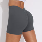 Womens Fitness Yoga 75% nylon 25%spandex Shorts Y-6626 print logo 10
