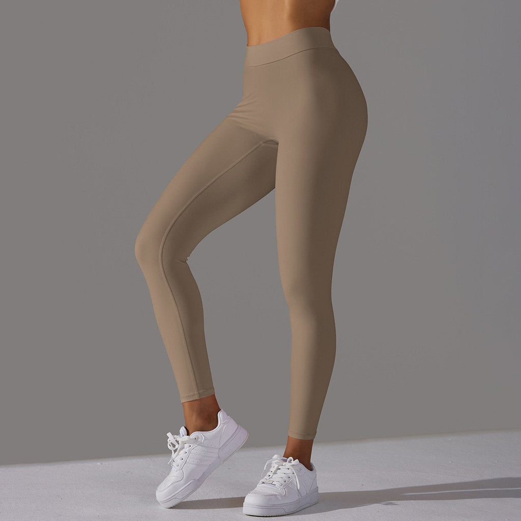 Womens Workout Yoga 75%nylon 25%spandex Leggings Y-6626 print logo 60