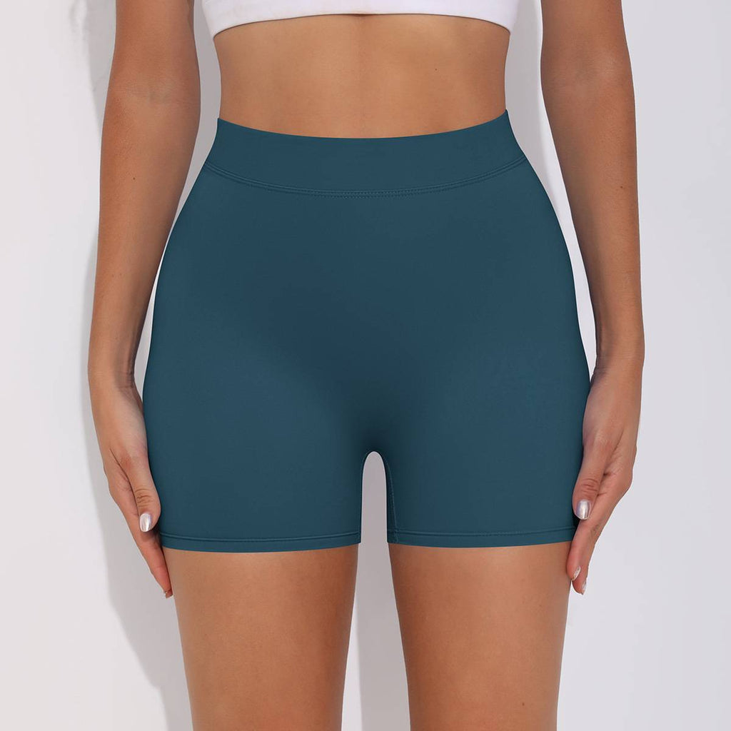Womens Fitness Yoga 75% nylon 25%spandex Shorts Y-6626 print logo 55