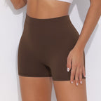 Womens Fitness Yoga 75% nylon 25%spandex Shorts Y-6626 print logo 15