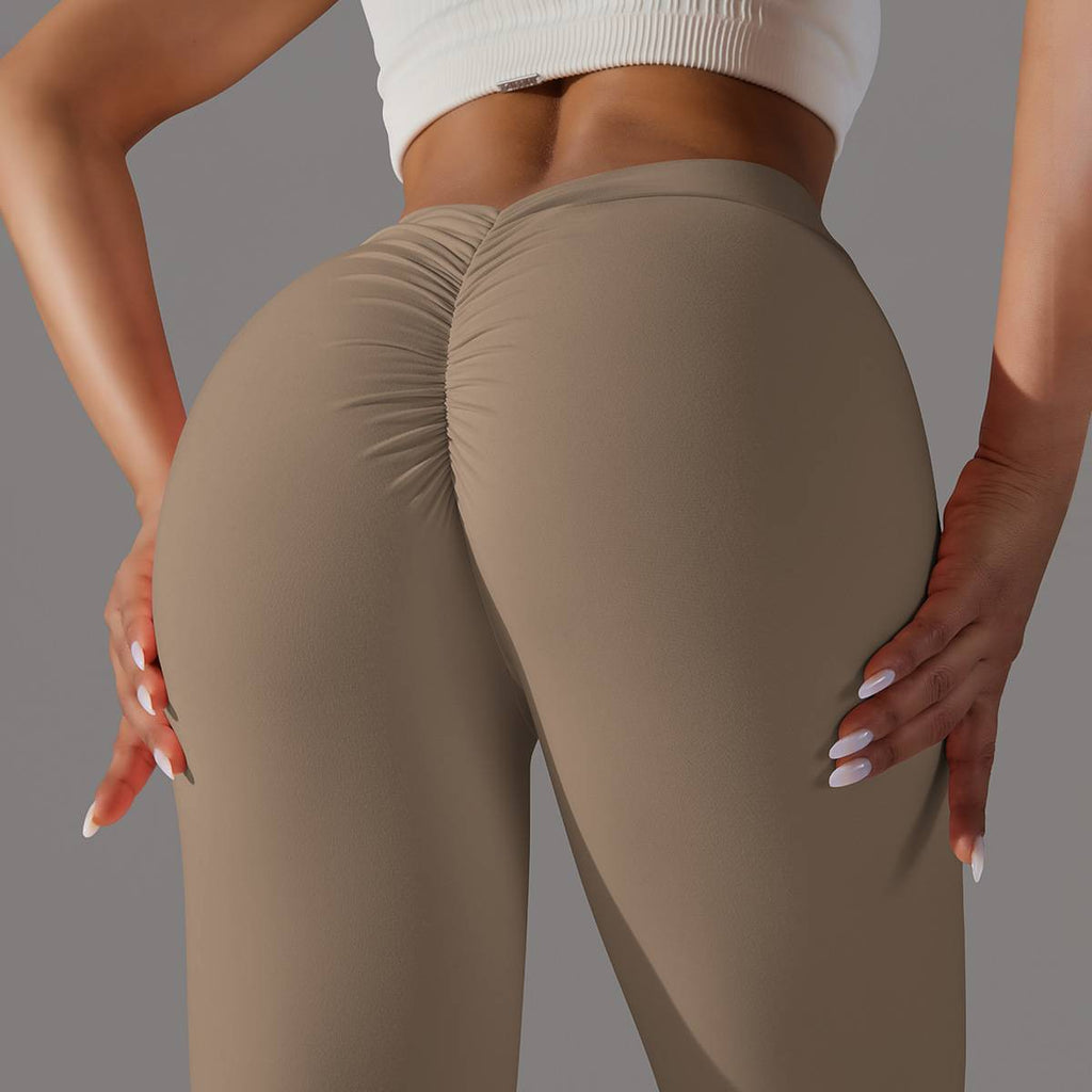 Womens Workout Yoga 75%nylon 25%spandex Leggings Y-6626 print logo 69