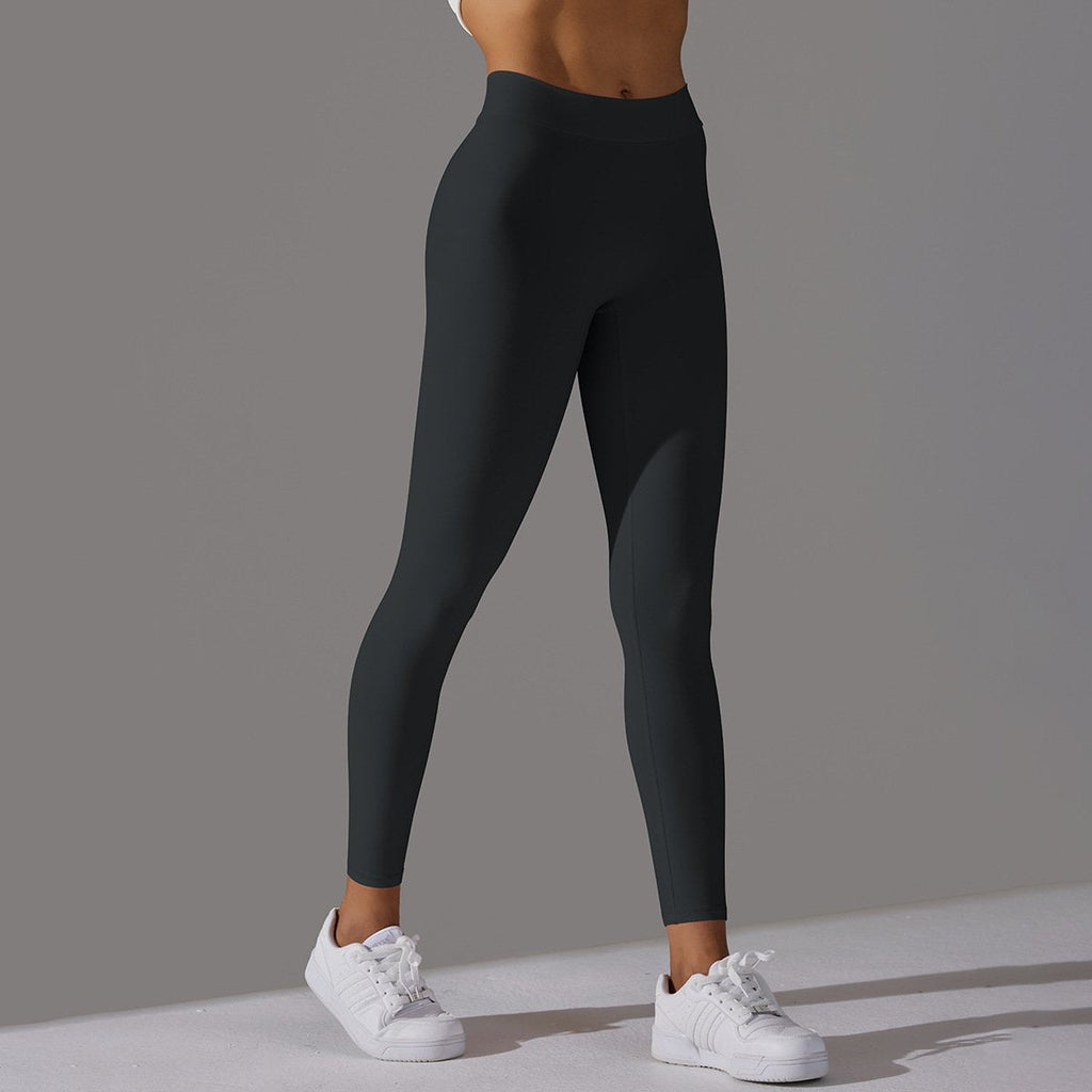 Womens Workout Yoga 75%nylon 25%spandex Leggings Y-6626 print logo 37