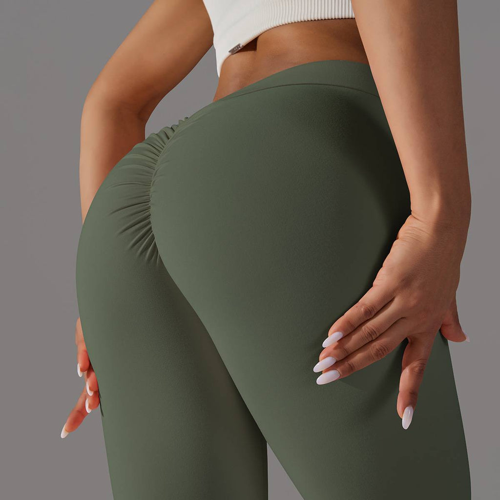 Womens Workout Yoga 75%nylon 25%spandex Leggings Y-6626 print logo 54