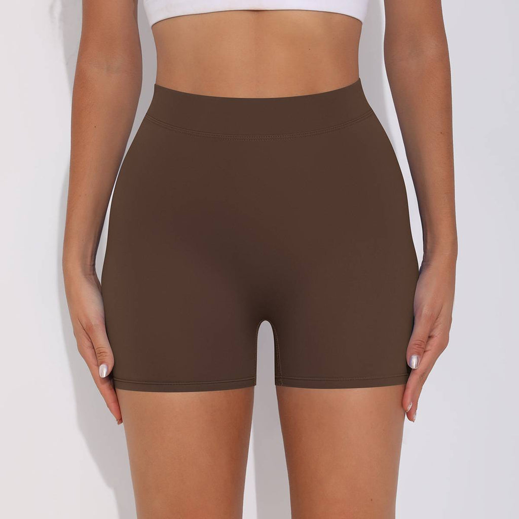 Womens Fitness Yoga 75% nylon 25%spandex Shorts Y-6626 print logo 44