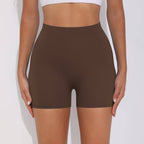 Womens Fitness Yoga 75% nylon 25%spandex Shorts Y-6626 print logo 44