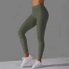 Womens Workout Yoga 75%nylon 25%spandex Leggings Y-6626 print logo 46