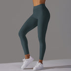 Womens Workout Yoga 75%nylon 25%spandex Leggings Y-6626 print logo 74