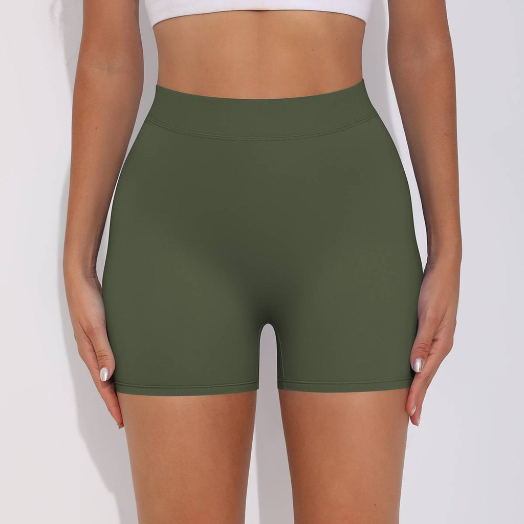 Womens Fitness Yoga 75% nylon 25%spandex Shorts Y-6626 print logo 88