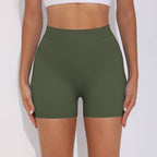 Womens Fitness Yoga 75% nylon 25%spandex Shorts Y-6626 print logo 88