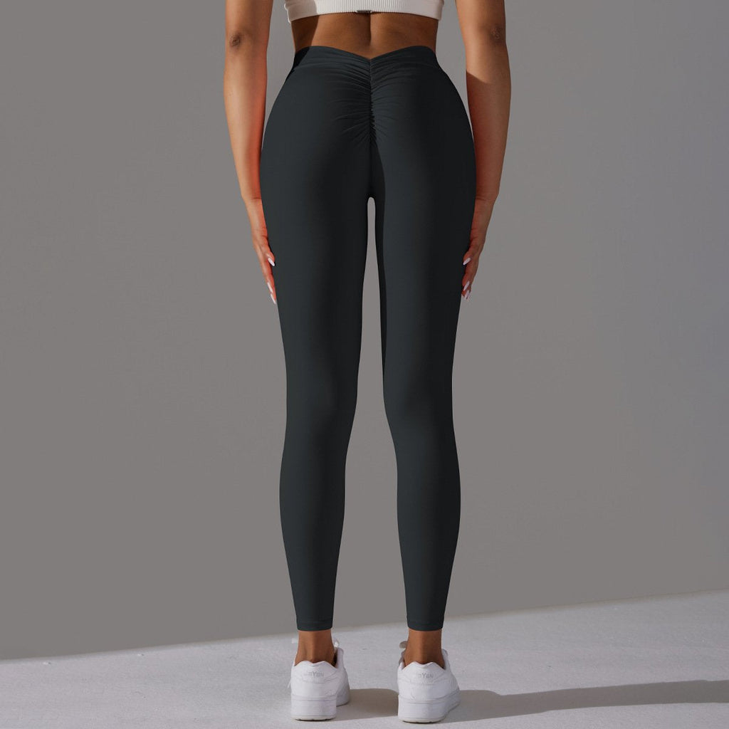 Womens Workout Yoga 75%nylon 25%spandex Leggings Y-6626 print logo 38