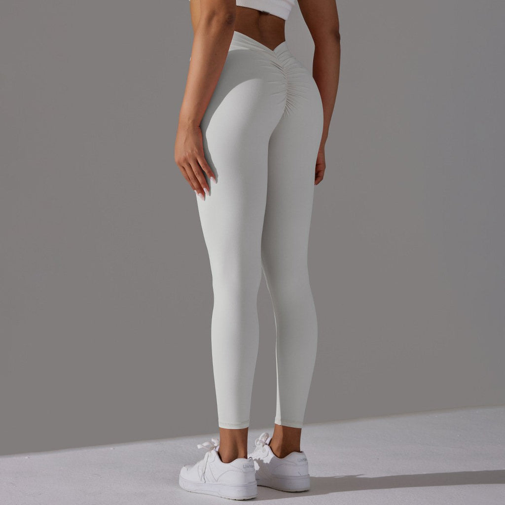 Womens Workout Yoga 75%nylon 25%spandex Leggings Y-6626 print logo 26