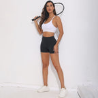 Womens Fitness Yoga 75% nylon 25%spandex Shorts Y-6626 print logo 72