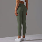 Womens Workout Yoga 75%nylon 25%spandex Leggings Y-6626 print logo 50