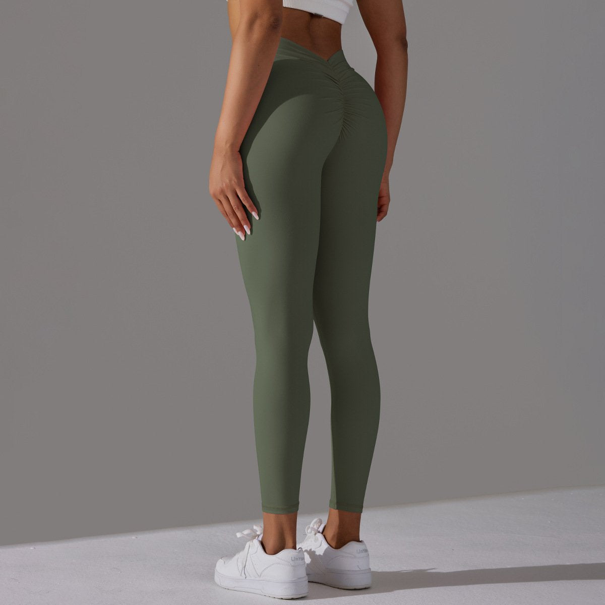 Womens Workout Yoga 75%nylon 25%spandex Leggings Y-6626 print logo 50