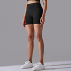 Womens Sports Yoga 90% nylon 10%spandex Seamless Shorts Y-6632 print logo 65
