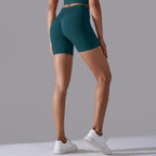 Womens Sports Yoga 90% nylon 10%spandex Seamless Shorts Y-6632 print logo 38