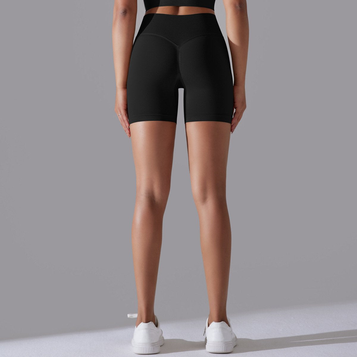 Womens Sports Yoga 90% nylon 10%spandex Seamless Shorts Y-6632 print logo 66
