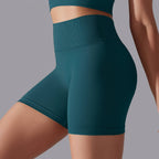 Womens Sports Yoga 90% nylon 10%spandex Seamless Shorts Y-6632 print logo 47