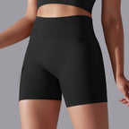 Womens Sports Yoga 90% nylon 10%spandex Seamless Shorts Y-6632 print logo 76