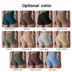 Womens Sports Yoga 90% nylon 10%spandex Seamless Shorts Y-6632 print logo 32