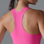 Womens Sports Fitness 90%Nylon 10%Spandex Tank Top Y-6633 print logo 77