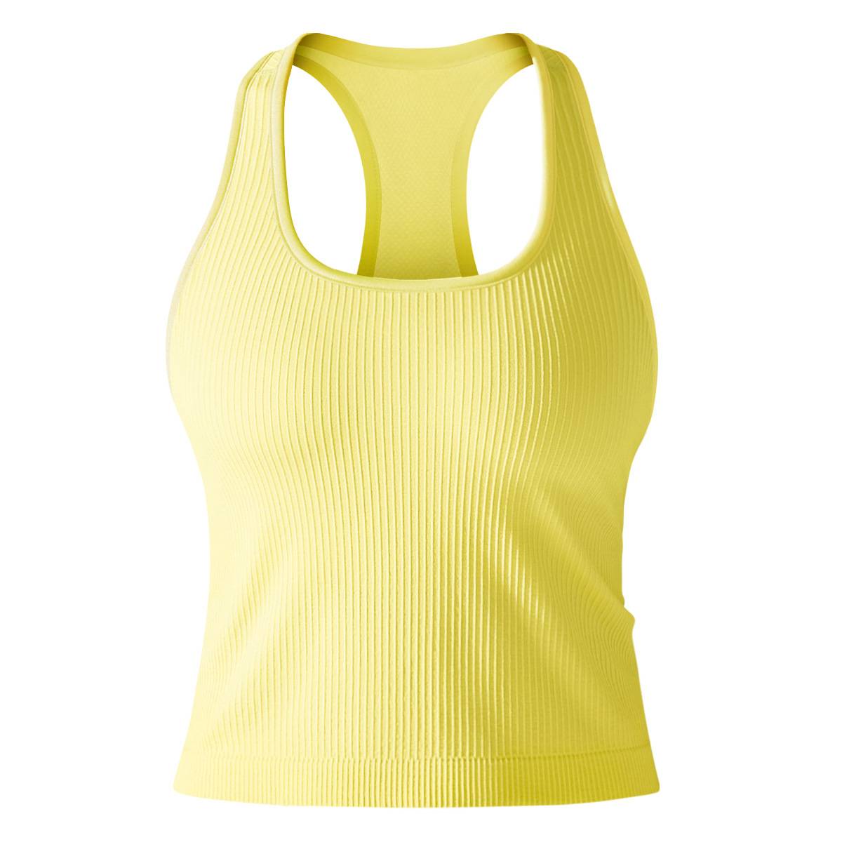 Womens Sports Fitness 90%Nylon 10%Spandex Tank Top Y-6633 print logo 23