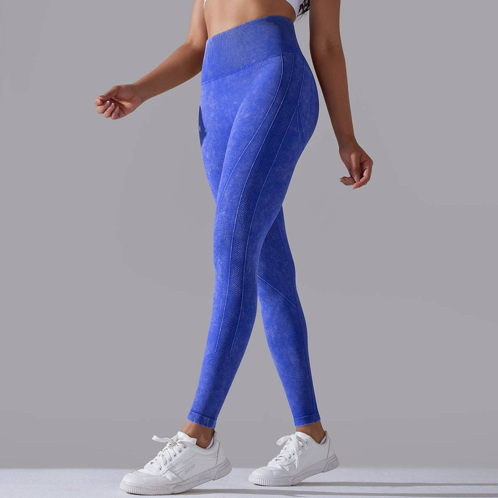 Womens Gym Training 90%nylon 10%spandex Leggings Y-6635 print logo 41
