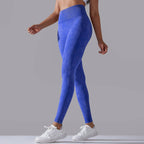 Womens Gym Training 90%nylon 10%spandex Leggings Y-6635 print logo 41