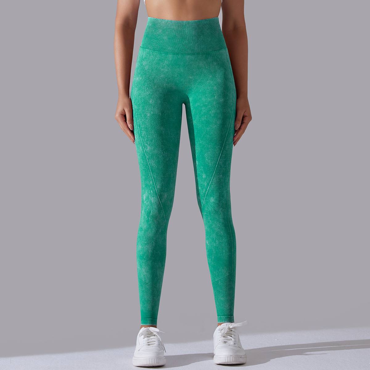 Womens Gym Training 90%nylon 10%spandex Leggings Y-6635 print logo 77